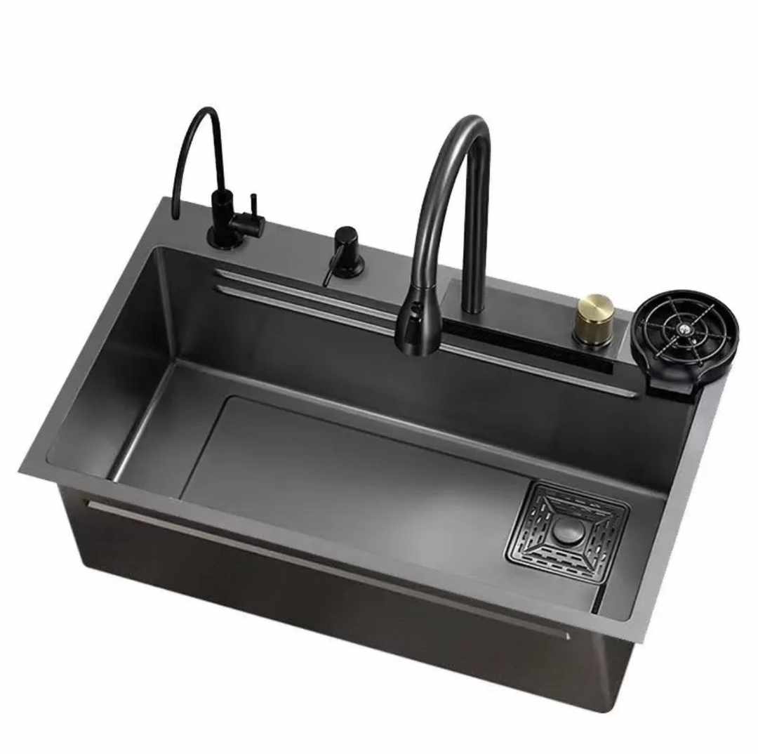Black Stainless Steel Kitchen Sink