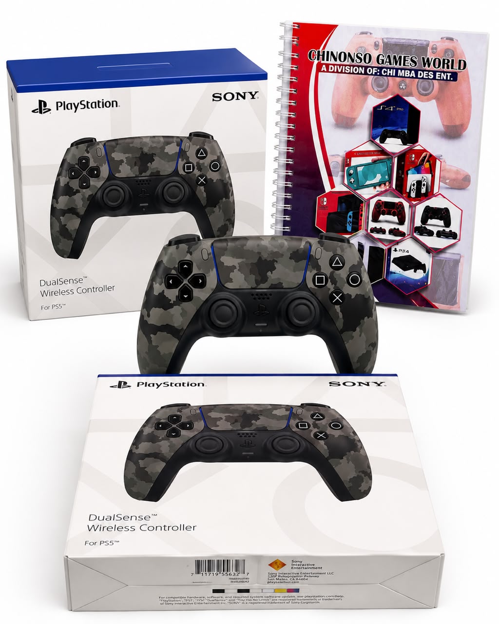 Sony PlayStation 5 (PS5) DualSense Wireless Controller – Camouflage Edition (Brand New) + 🎁 FREE GIFT